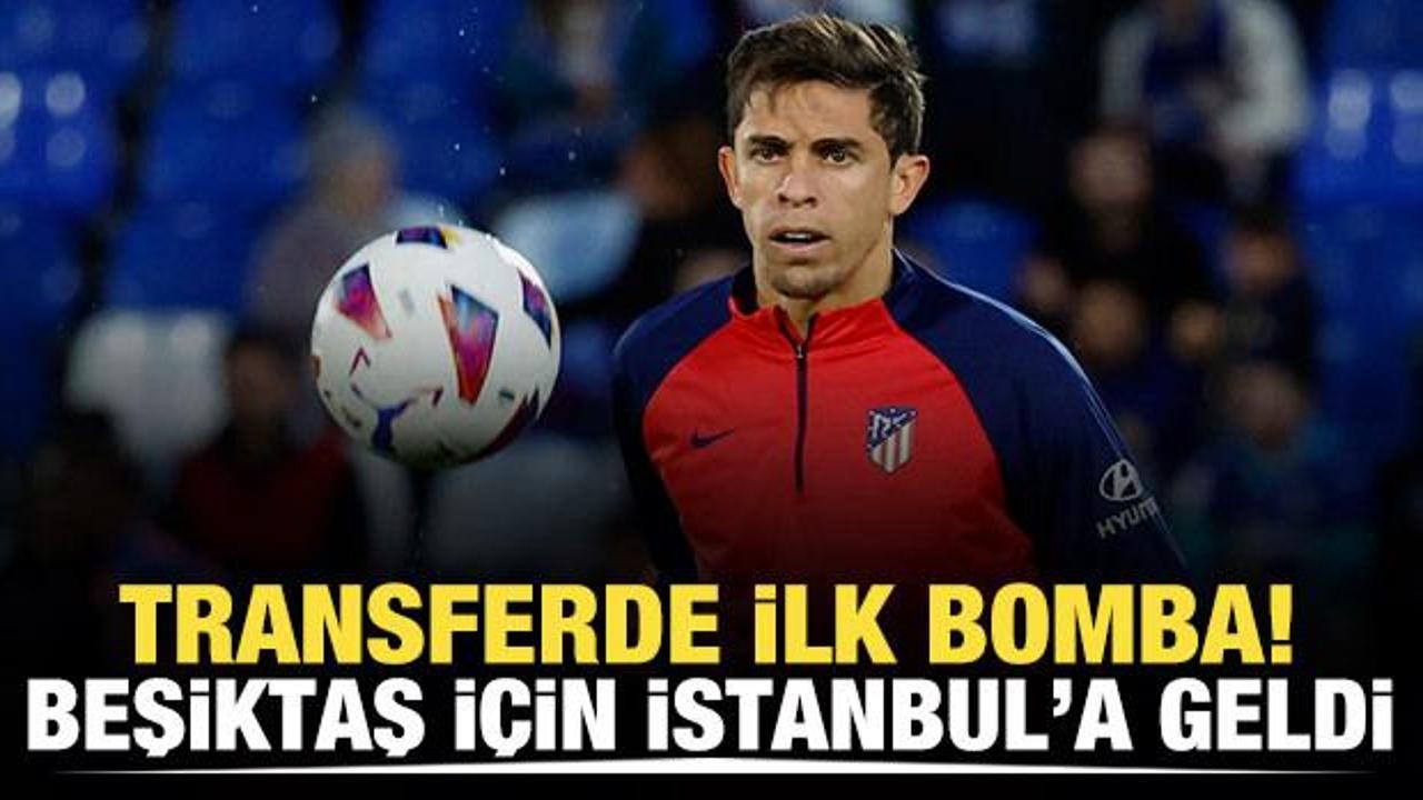 Beşiktaş'ın yeni transferi imza için İstanbul'a geldi