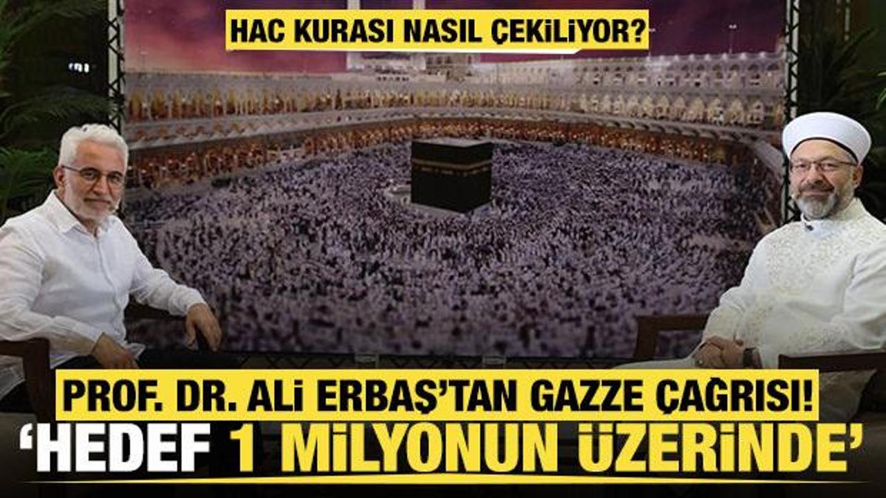 Diyanet İşleri Başkanı Erbaş ÜLKE TV'de! Mekke'den canlı yayın