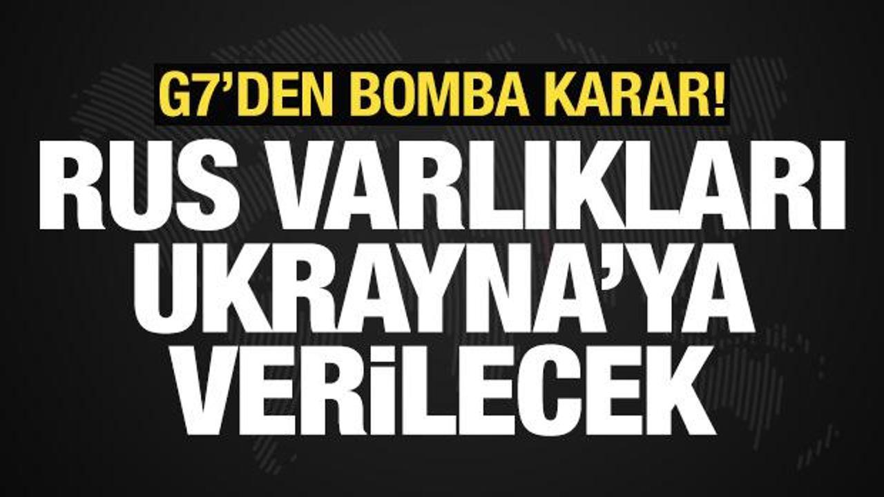 G7 Liderler Zirvesi'nde karar: Rusya'nın döviz rezervi Ukrayna'ya verilecek