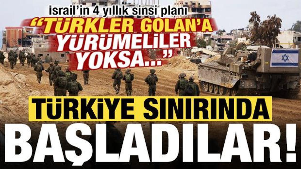 İsrail sinsi planı devreye soktu! Türkiye'nin dibinde başladılar...