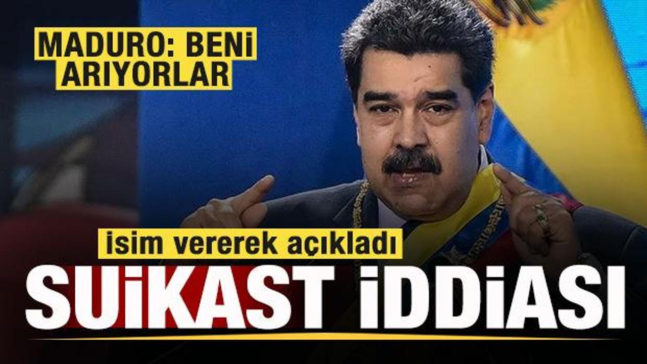 Maduro'dan şoke eden suikast iddiası: Beni arıyorlar...