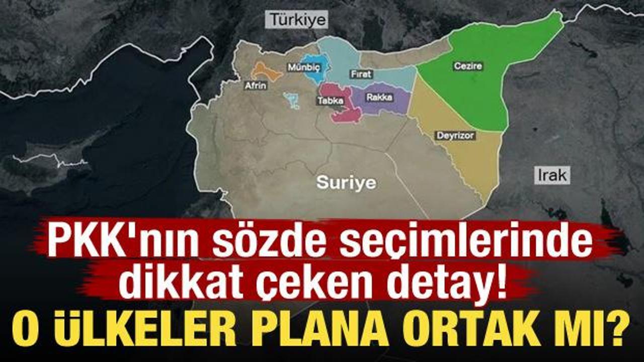 PKK'nın s&ouml;zde se&ccedil;imlerinde dikkat &ccedil;eken detay! O &uuml;lkeler plana ortak mı?