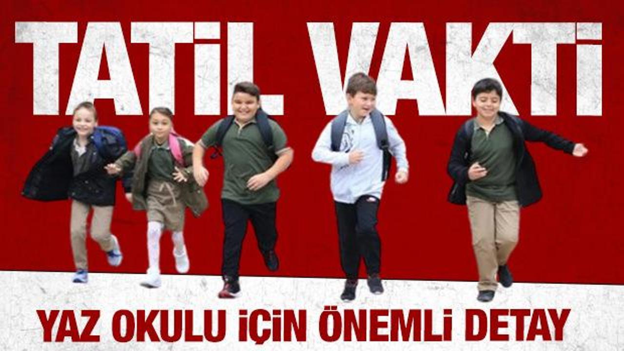 Son ders zili bug&uuml;n &ccedil;alacak! Karne zamanı...Yaz okulu i&ccedil;in &ouml;nemli detay