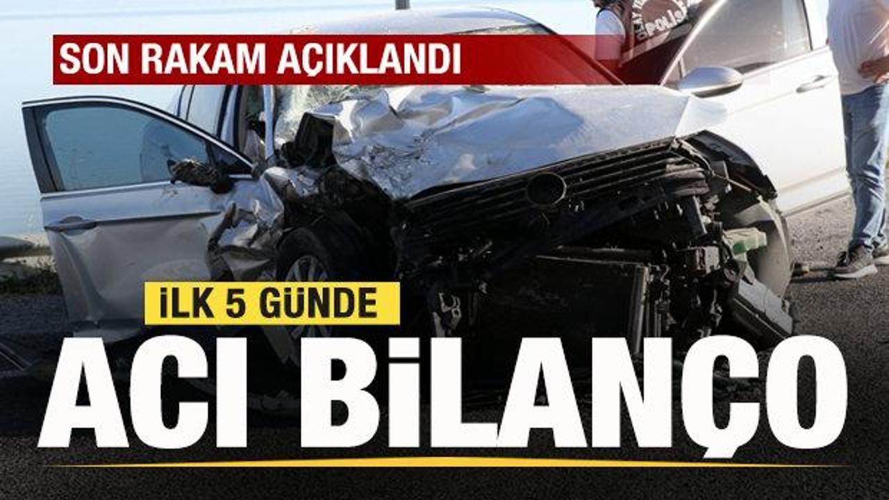 Bakan Yerlikaya son rakamı duyurdu! İlk 5 g&uuml;nde acı bilan&ccedil;o