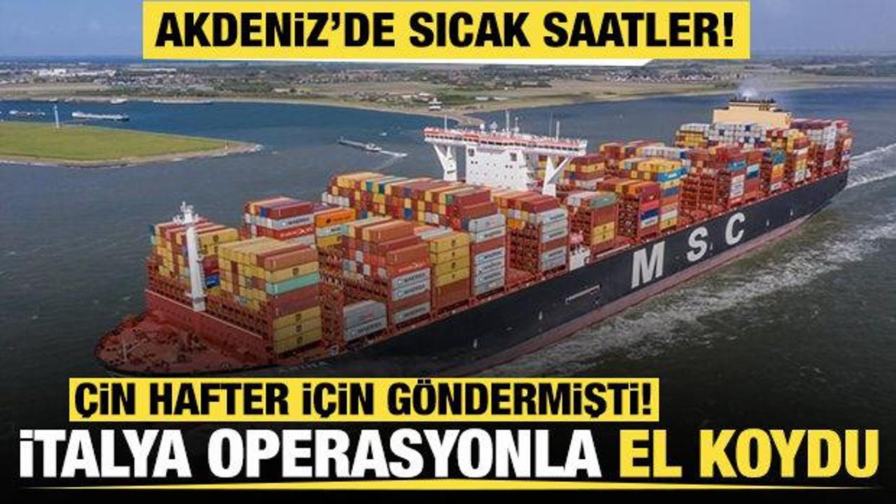 Çin'den Libya'da Hafter güçlerine silah taşıdığı öne sürülen gemi İtalya'da durduruldu