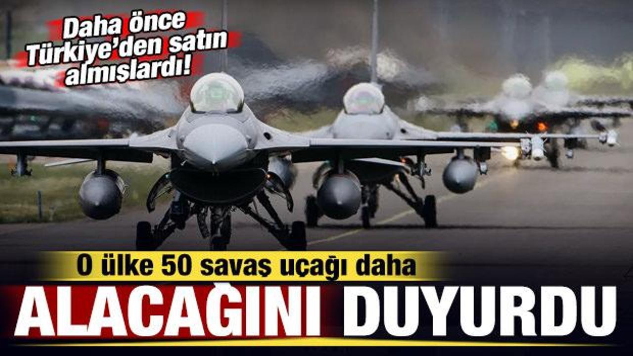Daha &ouml;nce T&uuml;rkiye'den satın almışlardı! O &uuml;lke 50 savaş u&ccedil;ağı satın alacağını duyurdu