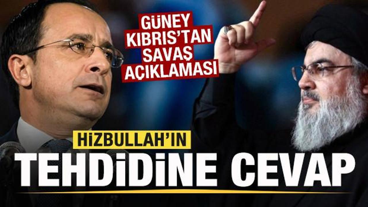 G&uuml;ney Kıbrıs&rsquo;tan 'Savaş' a&ccedil;ıklaması! Hizbullah&rsquo;ın tehdidine yanıt!