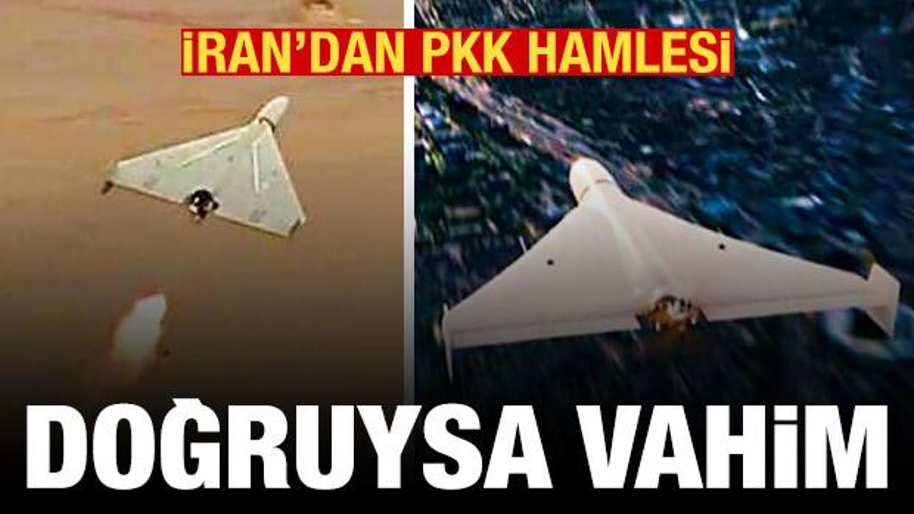 İran, terör örgütü PKK'ya İHA verdi; Türkiye sınırında uçuruldu