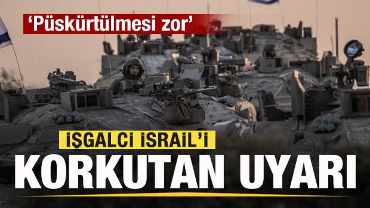 İşgalci İsrail'i korkutan saldırı uyarısı: P&uuml;sk&uuml;rt&uuml;lmesi zor