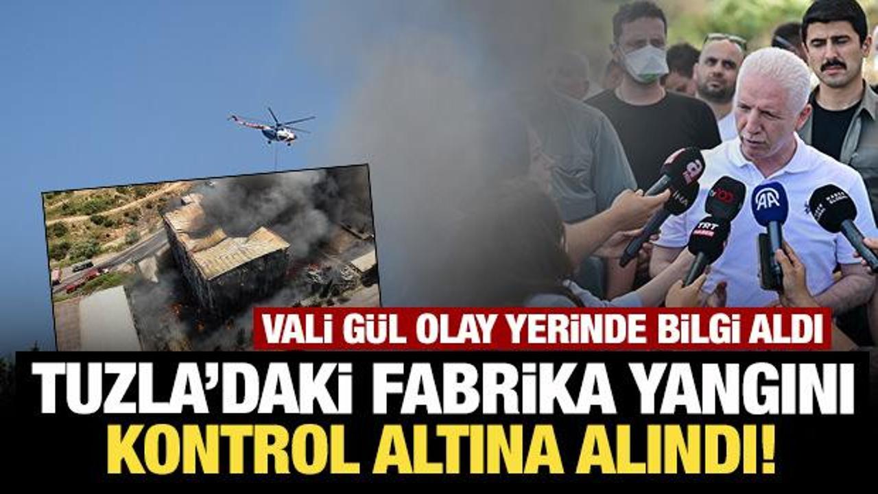 Son Dakika... Tuzla'da fabrika yangını: Bitişikteki fabrikaya ve ormanlık alana sıçradı!