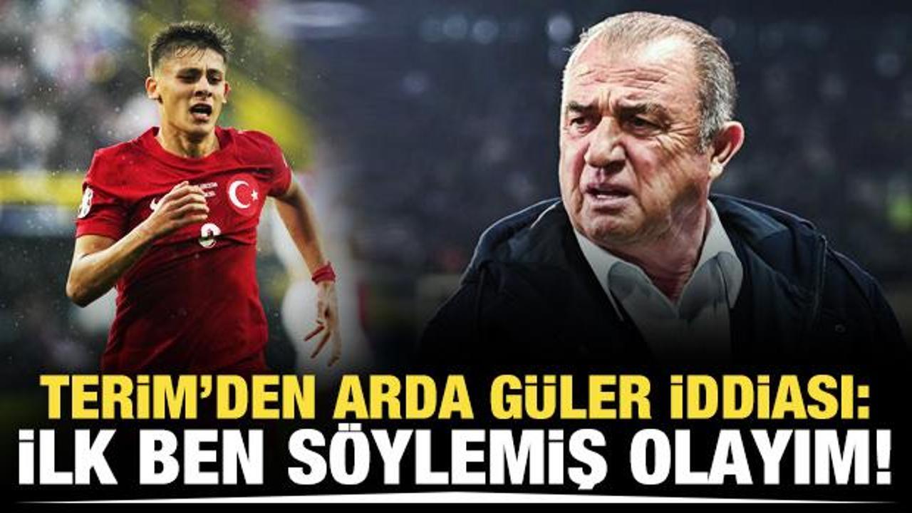 Terim'den Arda Güler iddiası! "İlk ben söylemiş olayım"