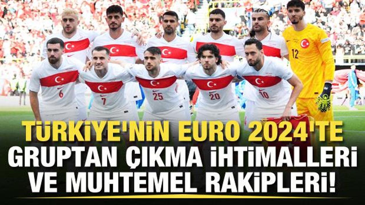 T&uuml;rkiye'nin EURO 2024'te gruptan &ccedil;ıkma ihtimalleri ve muhtemel rakipleri