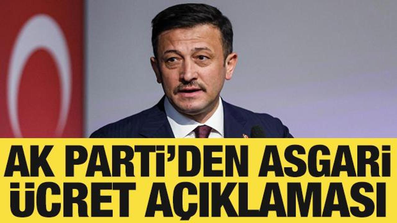 AK Parti Genel Başkan Yardımcısı Hamza Dağ&rsquo;dan asgari &uuml;cret a&ccedil;ıklaması