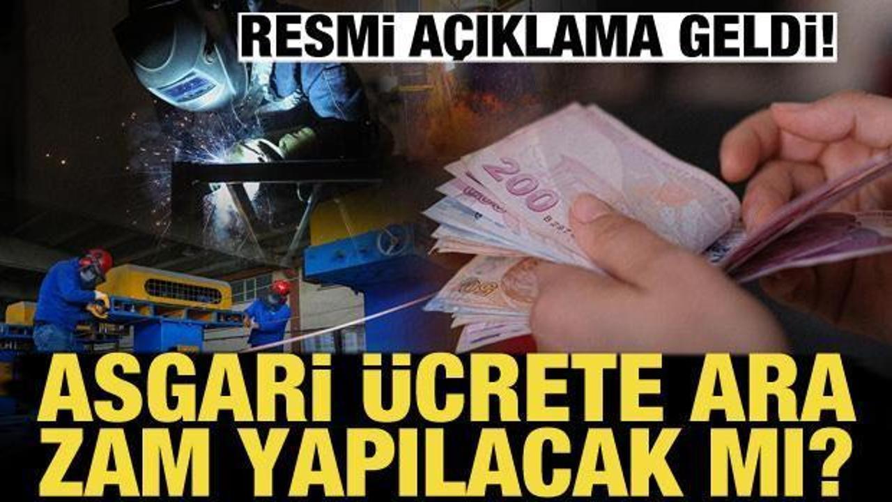 Bakan Işıkhan'dan asgari &uuml;cret a&ccedil;ıklaması