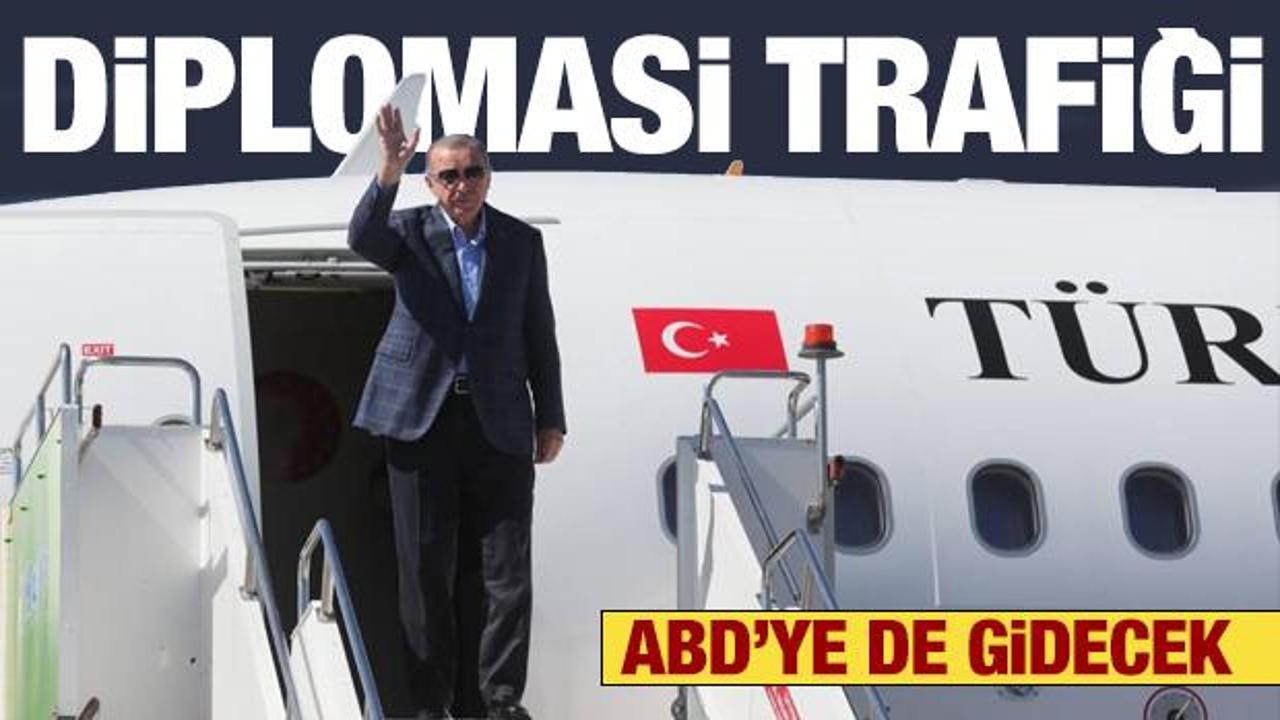 Cumhurbaşkanı Erdoğan'dan diplomasi trafiği! ABD'ye de gidecek