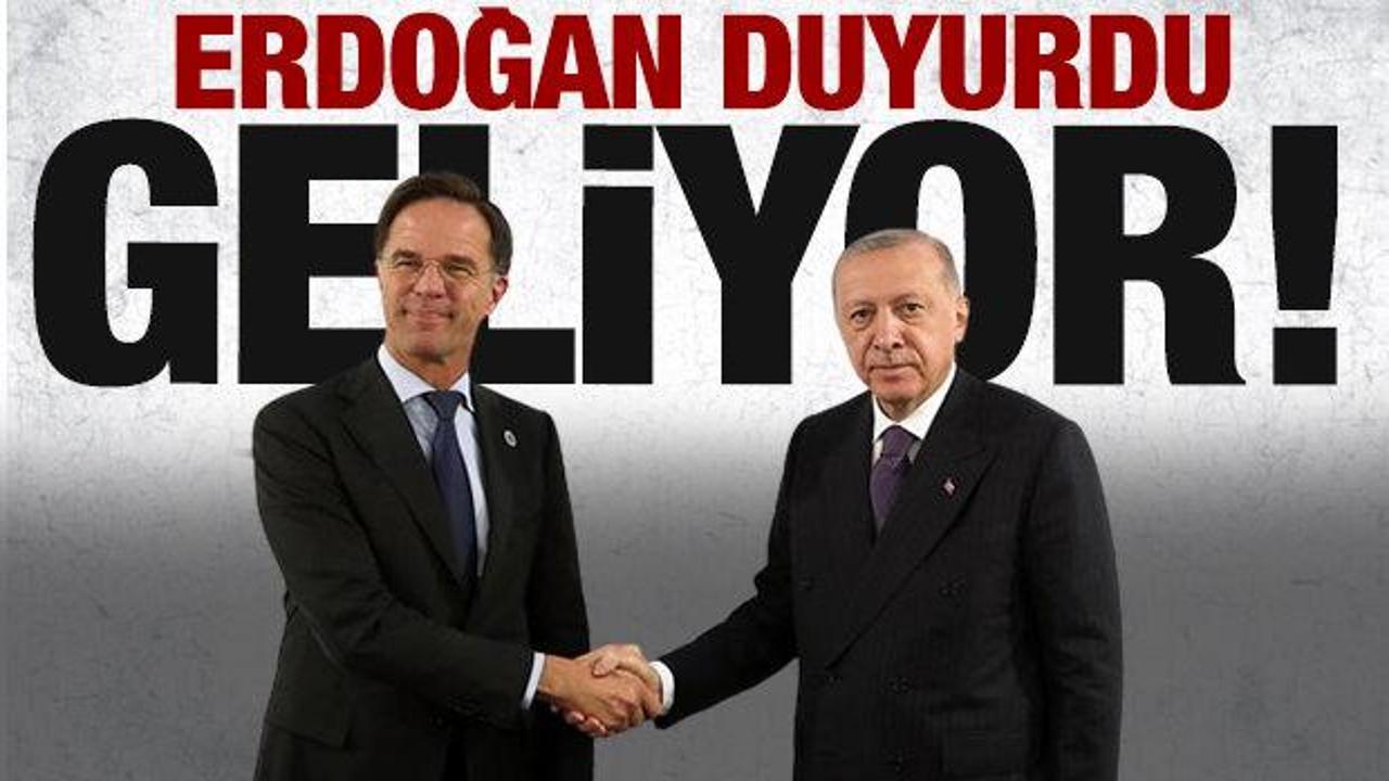 Erdoğan NATO Genel Sekreteri Rutte ile görüştü