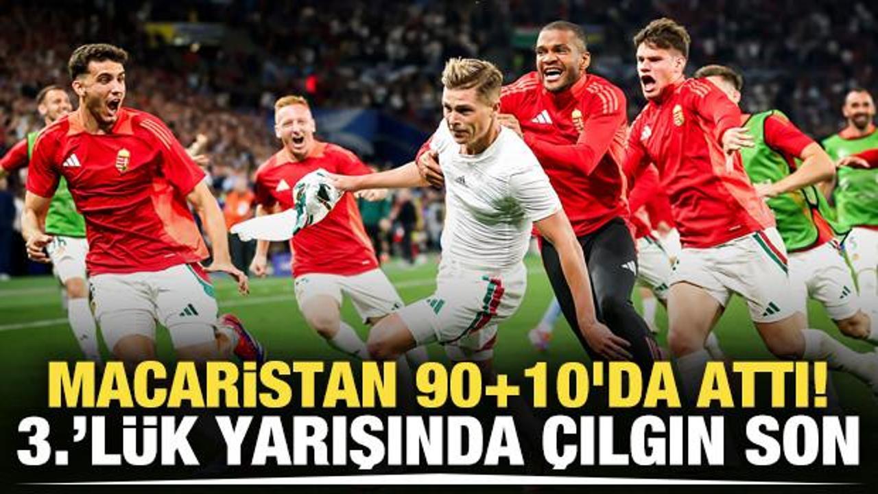 Macaristan'dan 90+10'da gelen zafer gol&uuml;!