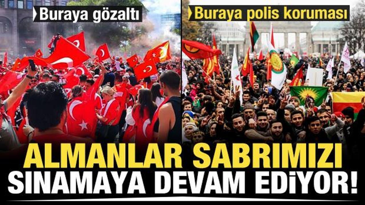Almanya'da T&uuml;rk taraftarlar g&ouml;zaltına alındı!