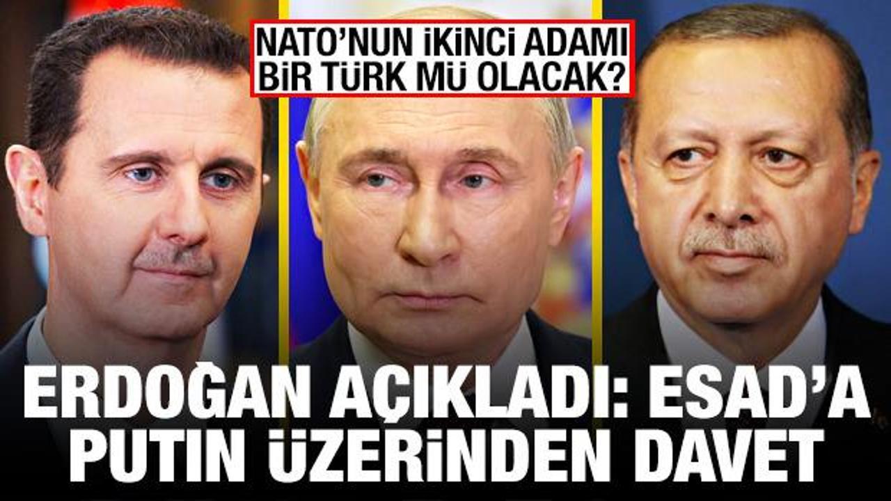 Erdoğan'dan Putin ve Esad'a kritik davet! NATO'nun ikinci adamı Türk mü olacak?
