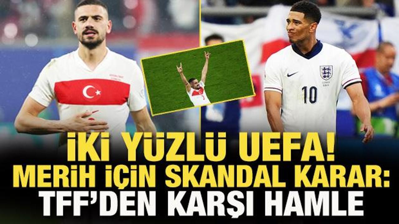 İki yüzlü UEFA! Merih Demiral için skandal karar: TFF'den karşı hamle