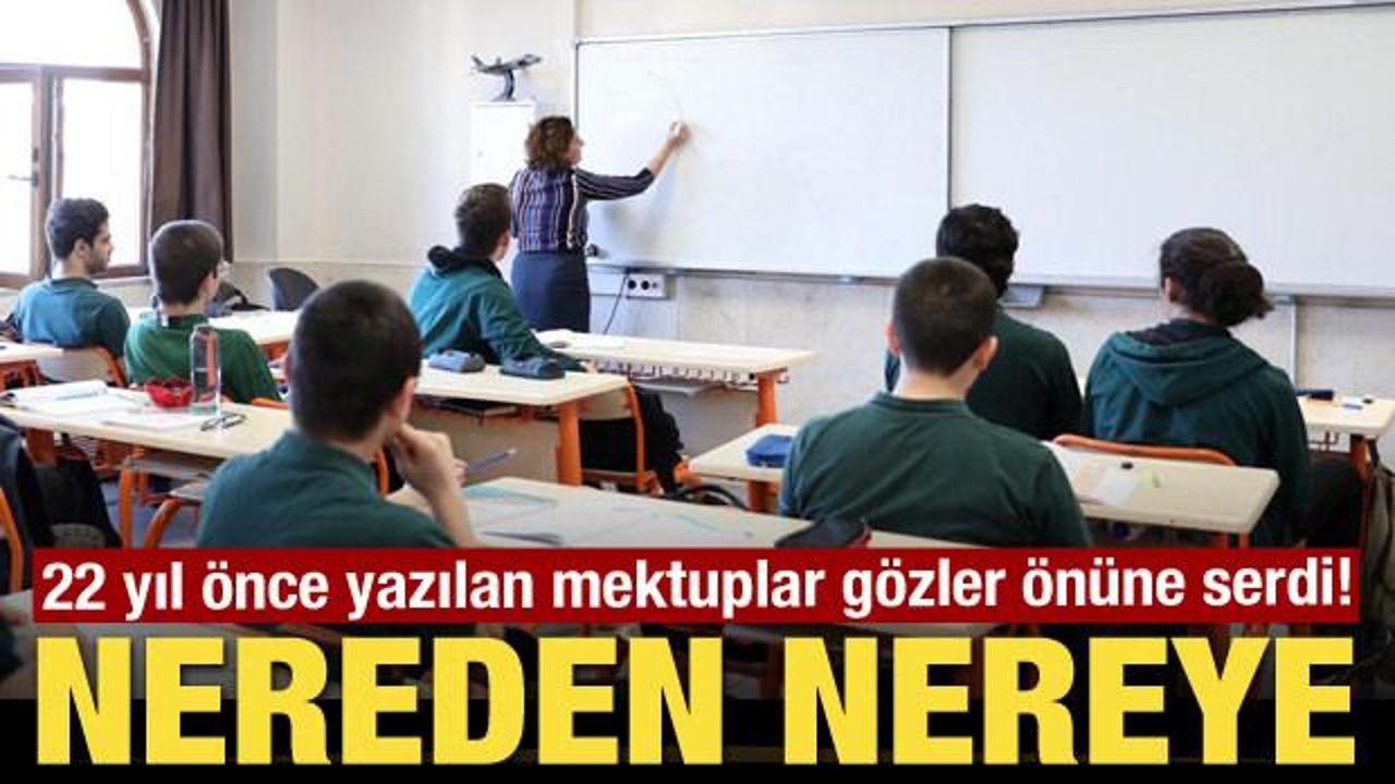 22 yıl önce yazılan mektuplar gözler önüne serdi! Nereden nereye