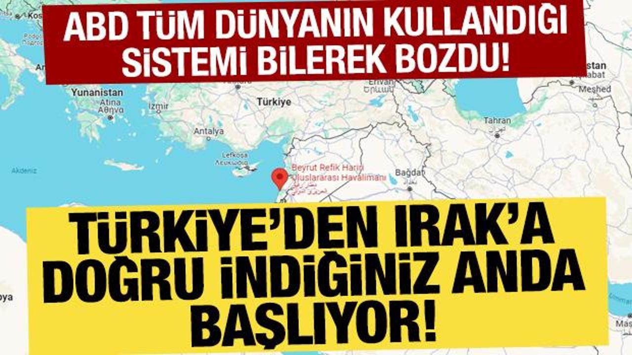 ABD bilerek navigasyonu bozdu! Türkiye'den Irak'a indiğiniz anda başlıyor...