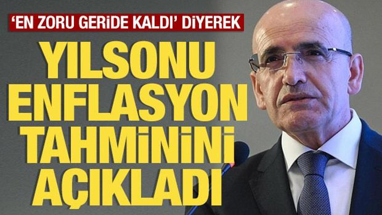 Bakan Şimşek: Enflasyonda en zoru geride kaldı