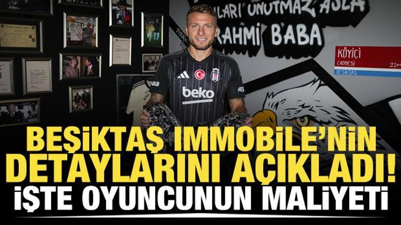 Beşiktaş Immobile transferinin detaylarını açıkladı