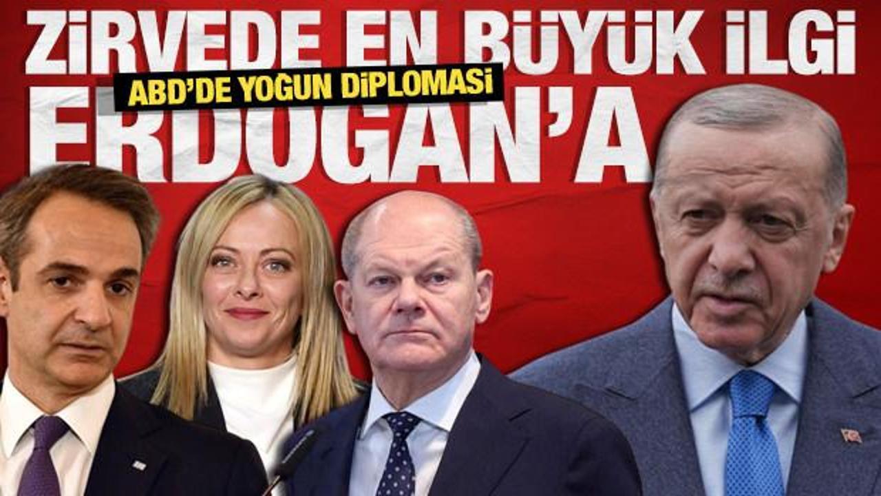 Cumhurbaşkanı Erdoğan, Miçotakis, Meloni ve Scholz ile görüştü