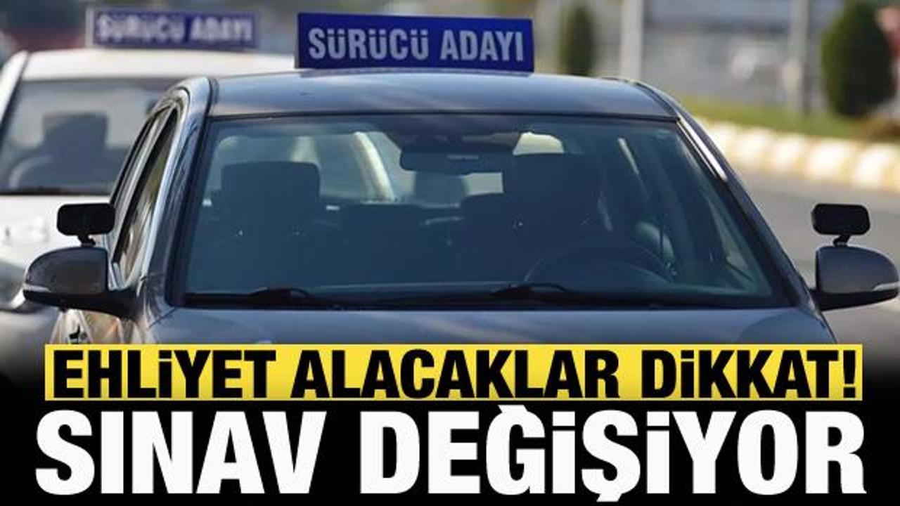 Direksiyon sınavında yeni d&uuml;zenleme: Bu sorular azaltılacak