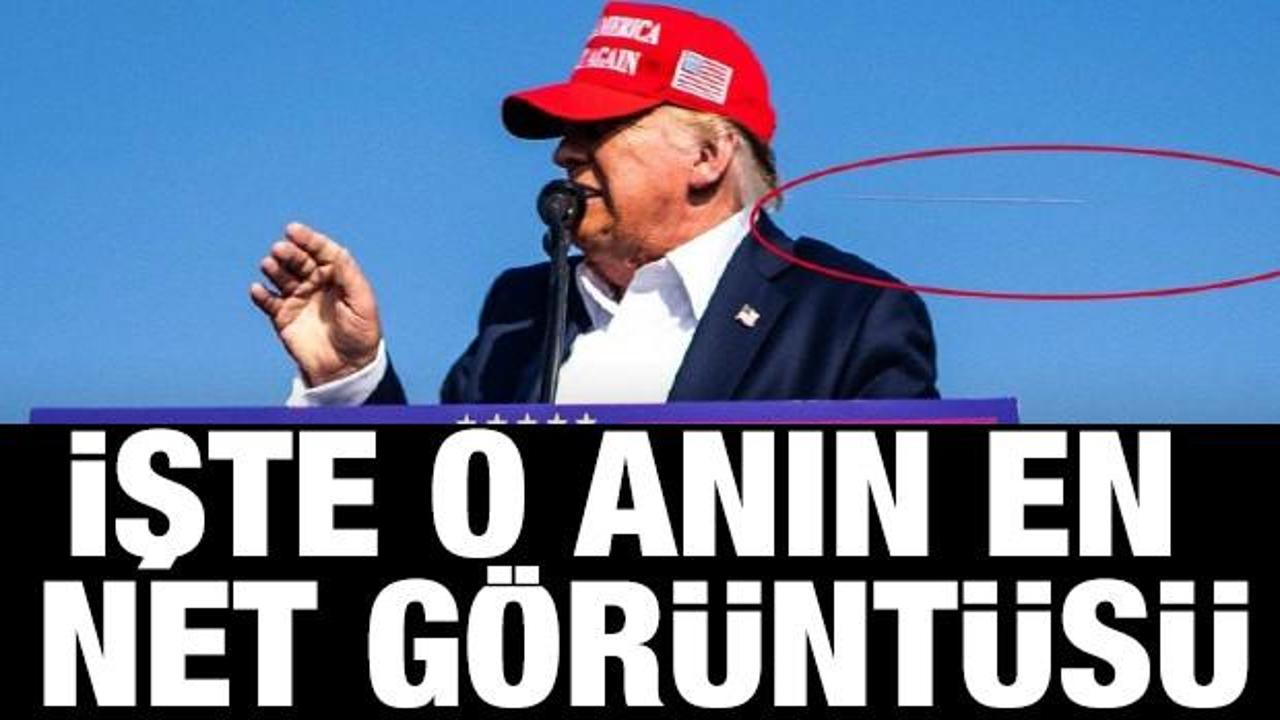 Donald Trump'a sıkılan kurşunun en net görüntüsü ortaya çıktı