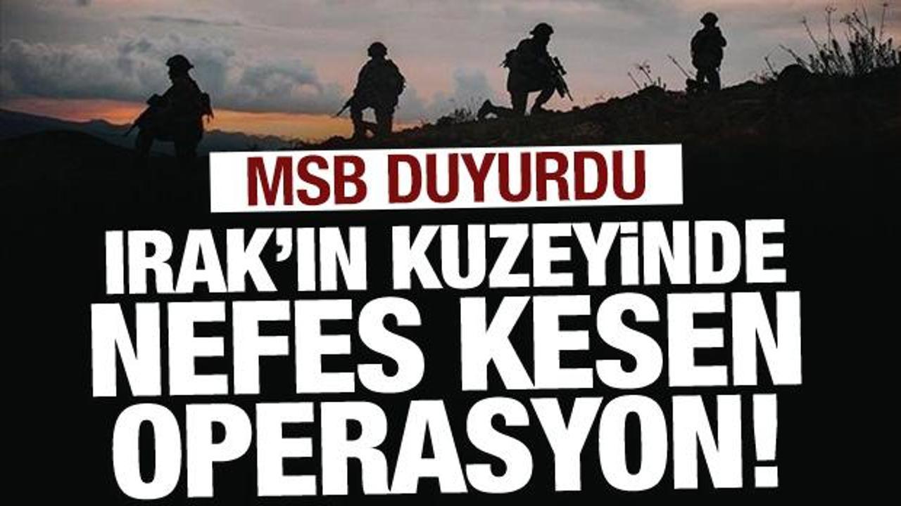 Irak'ın kuzeyinde 9 ter&ouml;rist etkisiz hale getirildi