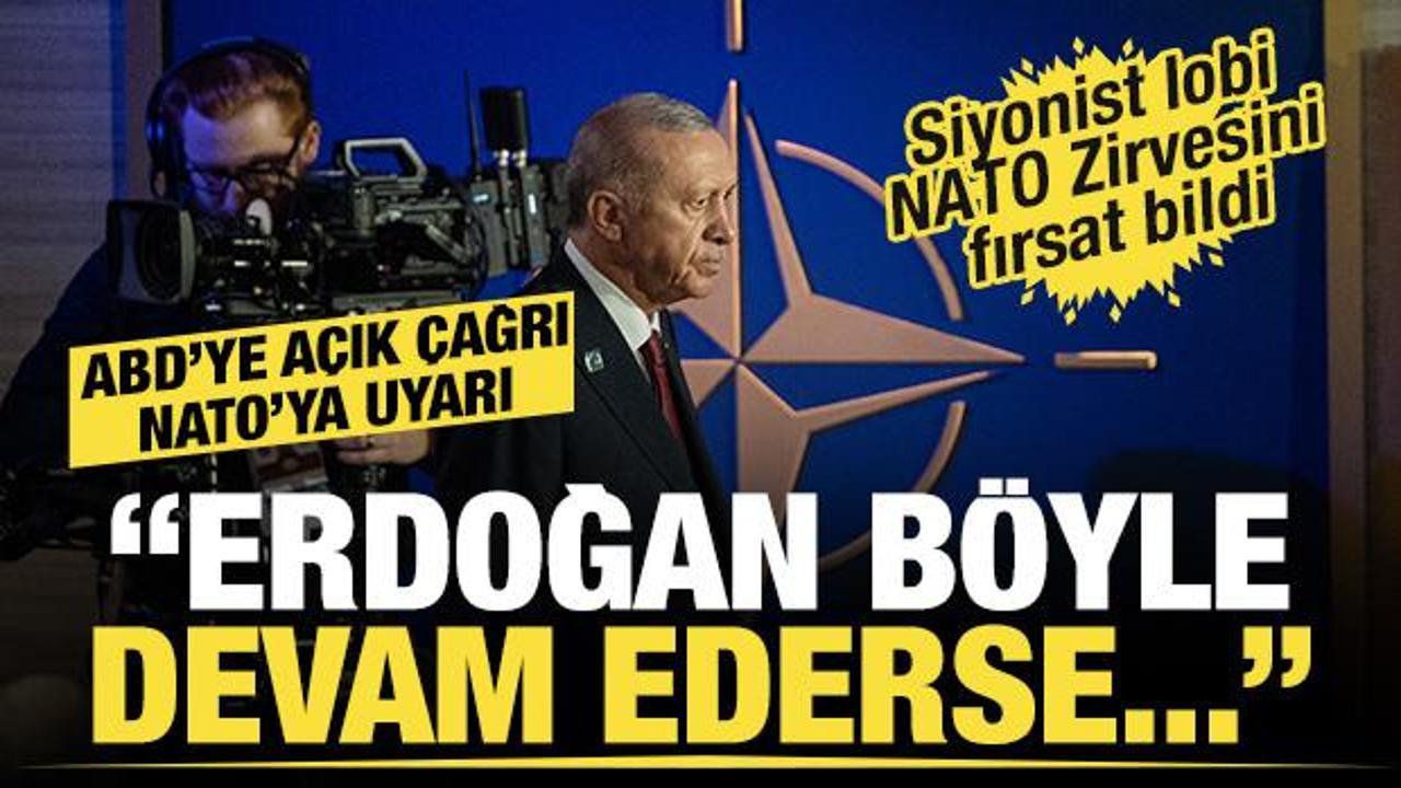 İsrail lobisinden ABD yönetimine sert çağrı: Erdoğan böyle devam ederse...