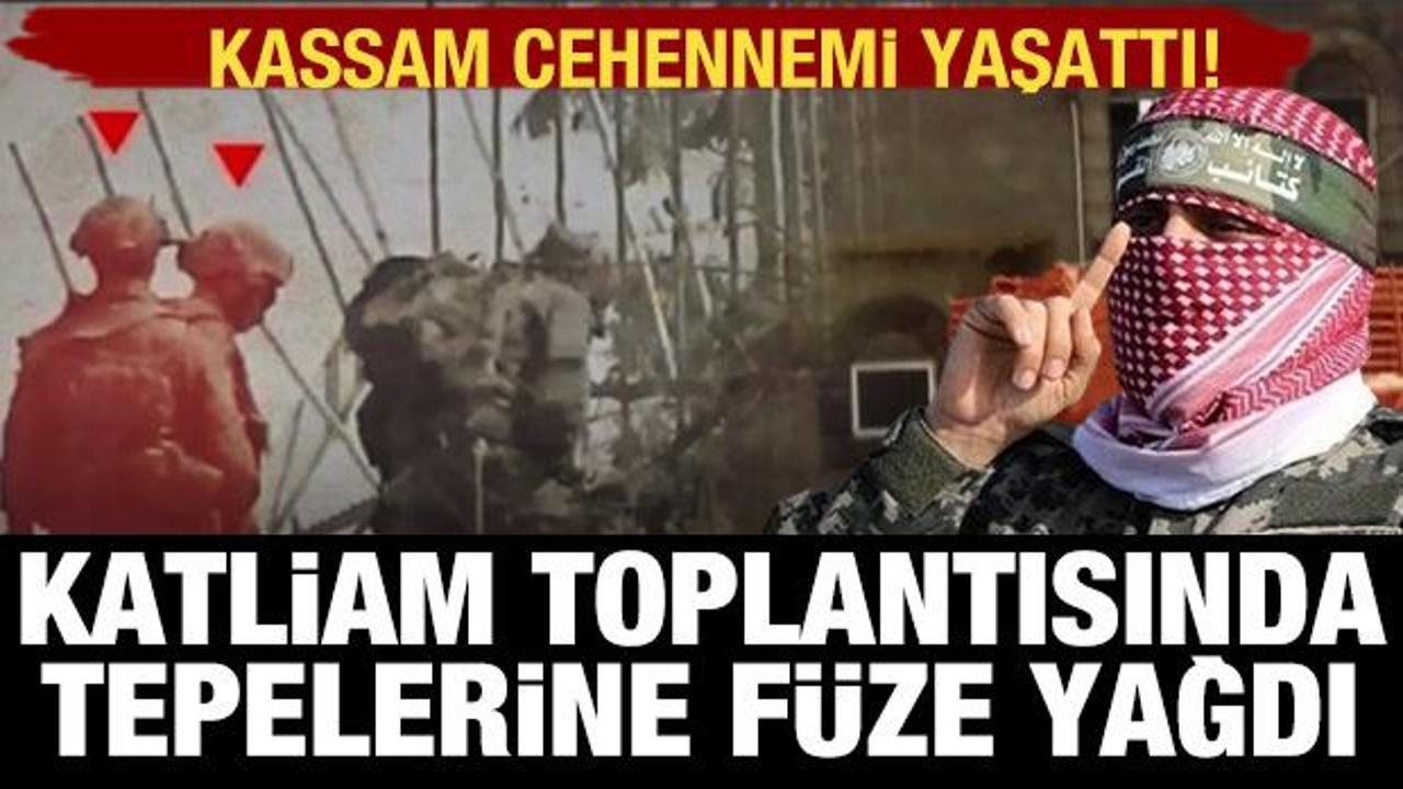 Kassam Tugayları'ndan İsrail ordusuna darbe: Toplantıları füzeyle vuruldu!