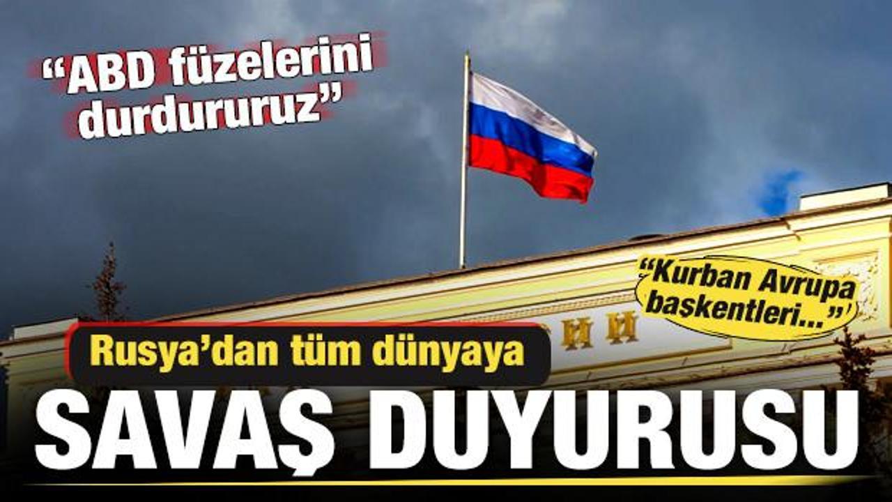 Rusya'dan tüm dünyaya savaş duyurusu! 'ABD'yi durdururuz' deyip kurbanları ilan ettiler