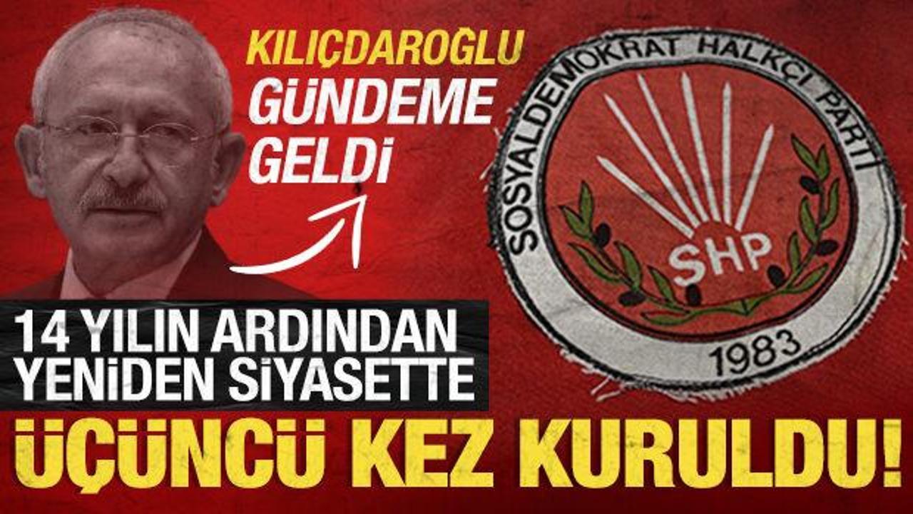 SHP 14 yılın ardından yeniden kuruldu