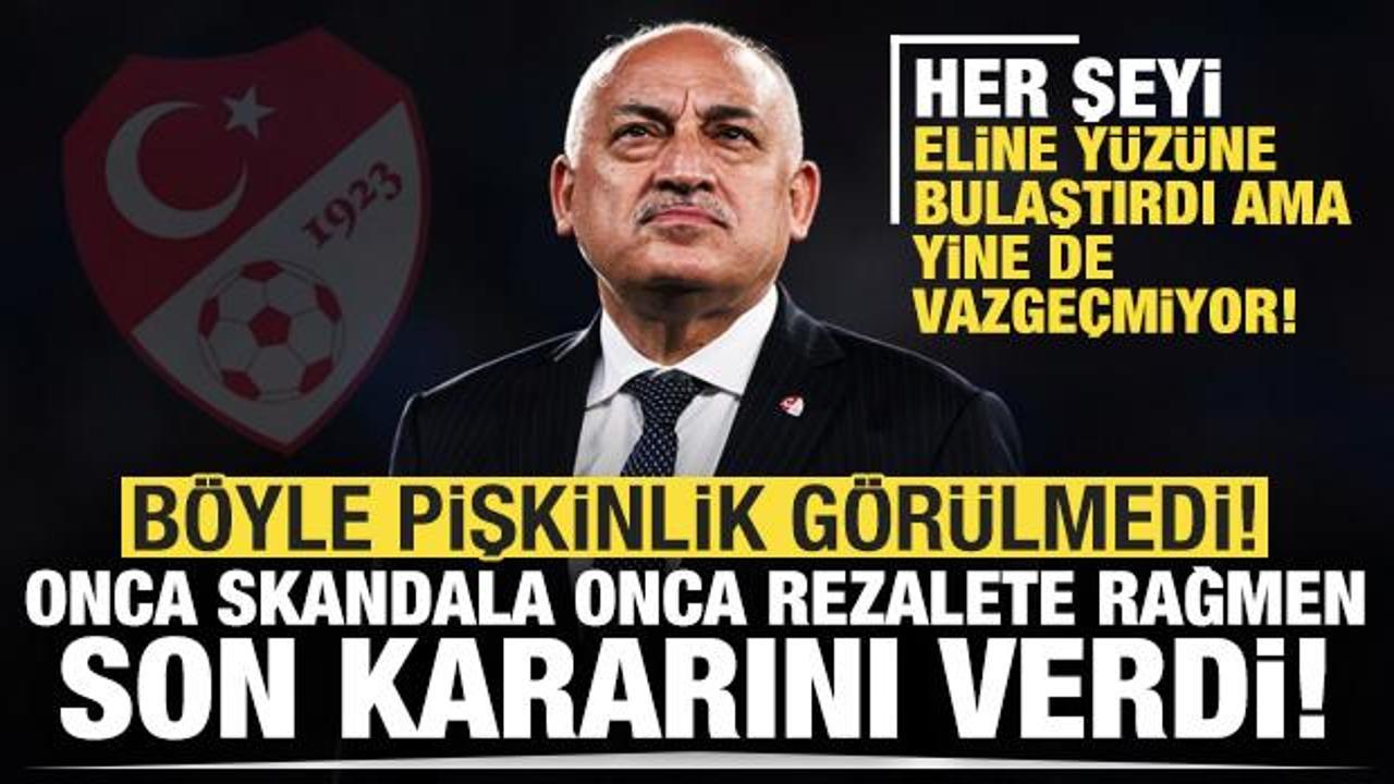 TFF tarihinin en tartışmalı başkanı Mehmet Büyükekşi yeniden aday!