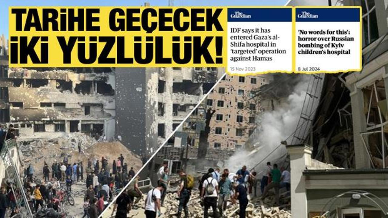 The Guardian'dan akıl almaz çifte standart... Gazze'de başka Kiev'de başka