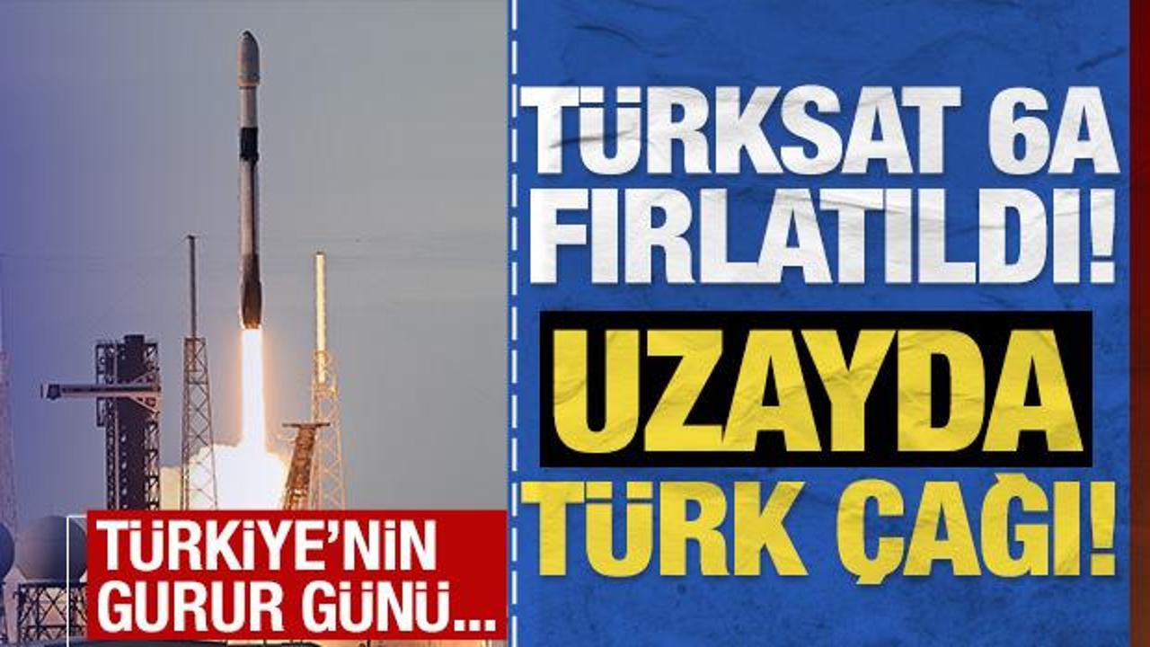 Türksat 6A fırlatıldı! Uzay yolculuğu başladı