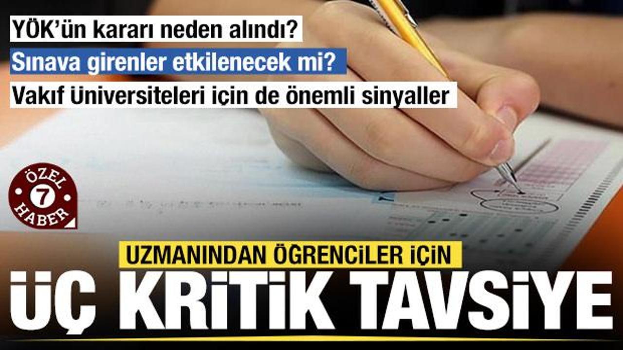 YÖK'ün kararı neden alındı? ALKÜ Rektörü Prof. Dr. Türkdoğan'dan önemli tavsiyeler