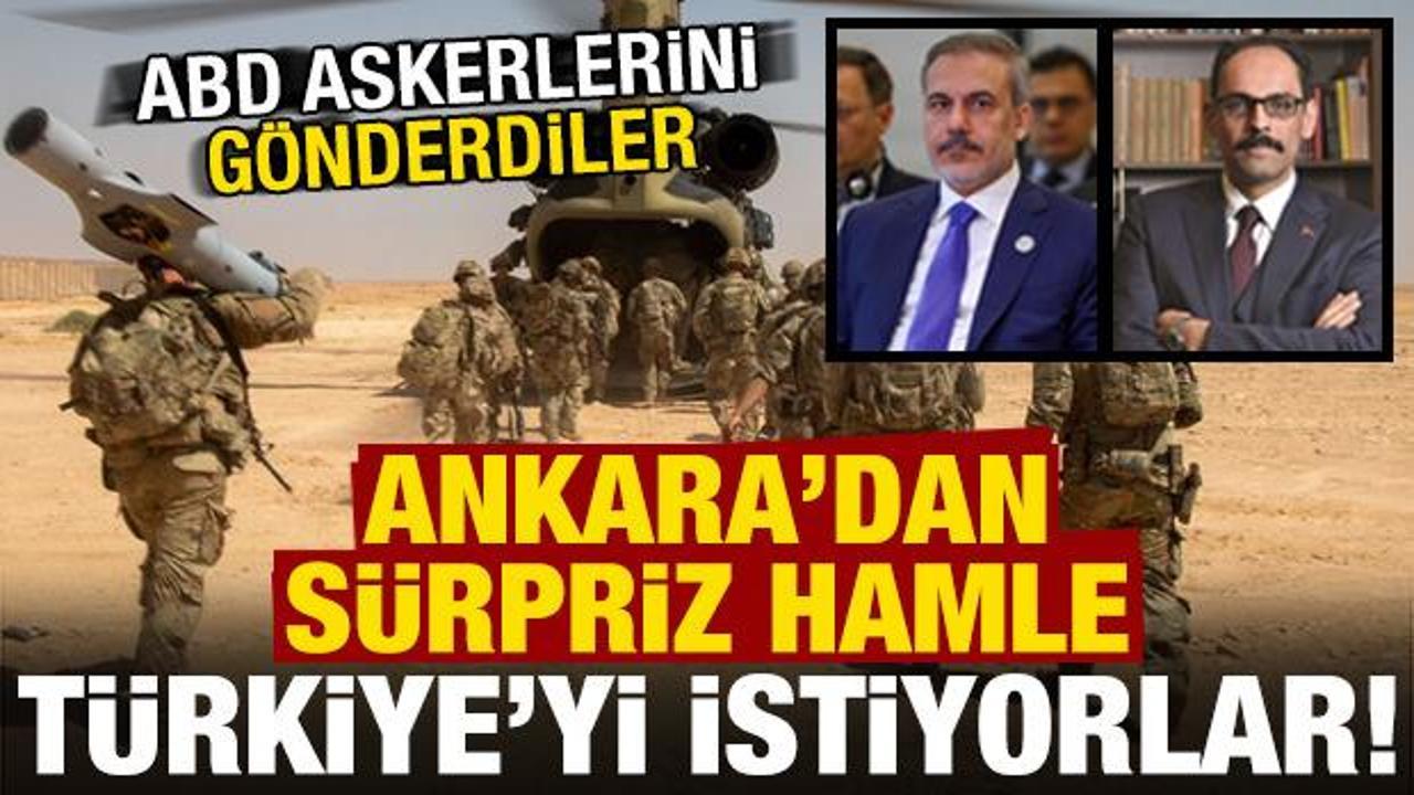 ABD askerlerini gönderdiler, Türkiye'yi istiyorlar! Ankara'dan sürpriz hamle...