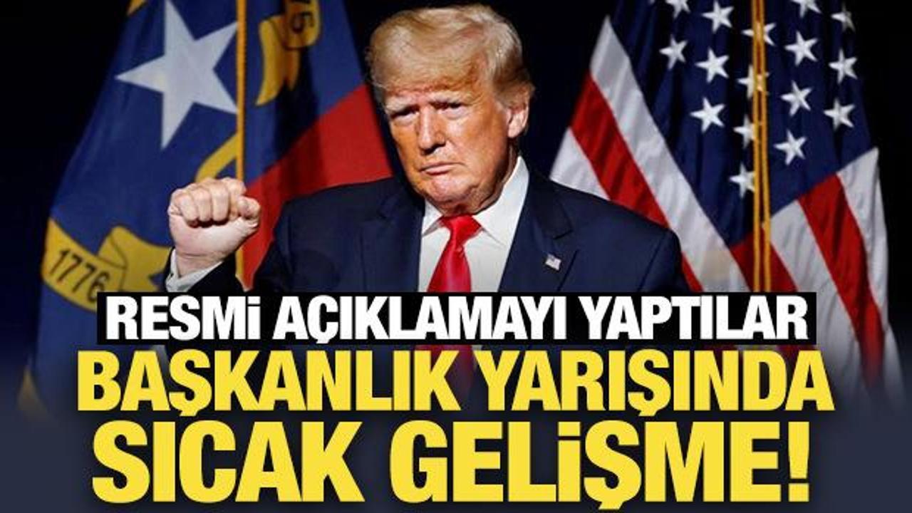 ABD'de Cumhuriyet&ccedil;ilerin adayı resmen Trump oldu!