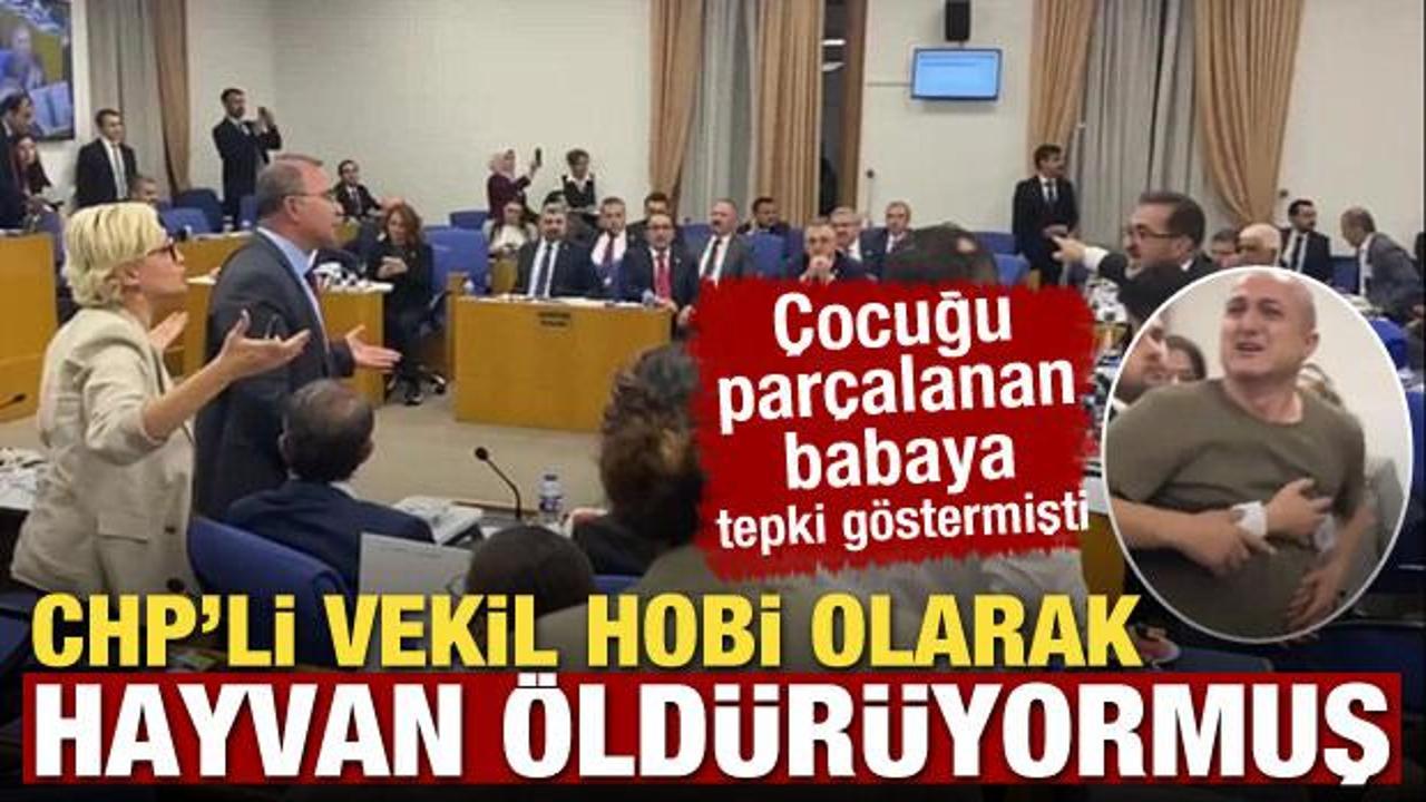 Çocuğu parçalanan babaya tepki göstermişti! CHP'li isim hobi olarak hayvan öldürüyormuş