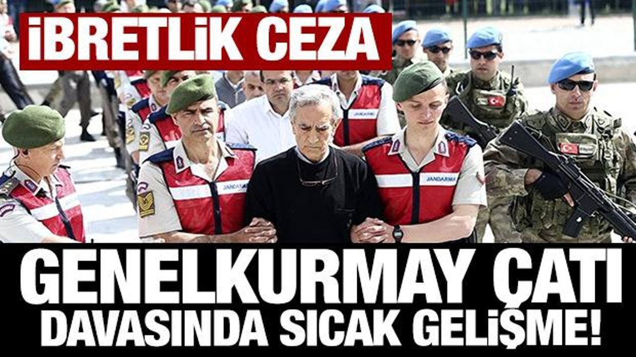 Genelkurmay çatı davasında FETÖ'cü 17 sanığa müebbet hapis cezası