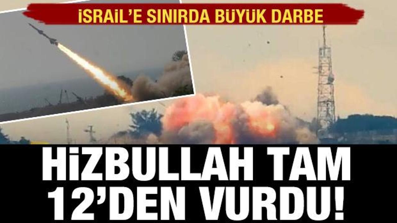 Hizbullah İsrail'in askeri üslerini vurdu