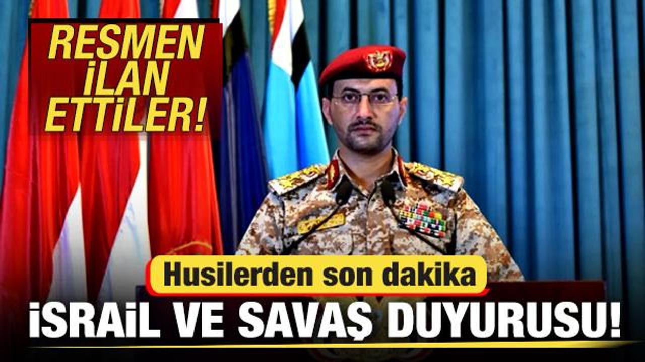 Husilerden son dakika İsrail duyurusu! Tüm dünyaya resmen ilan ettiler