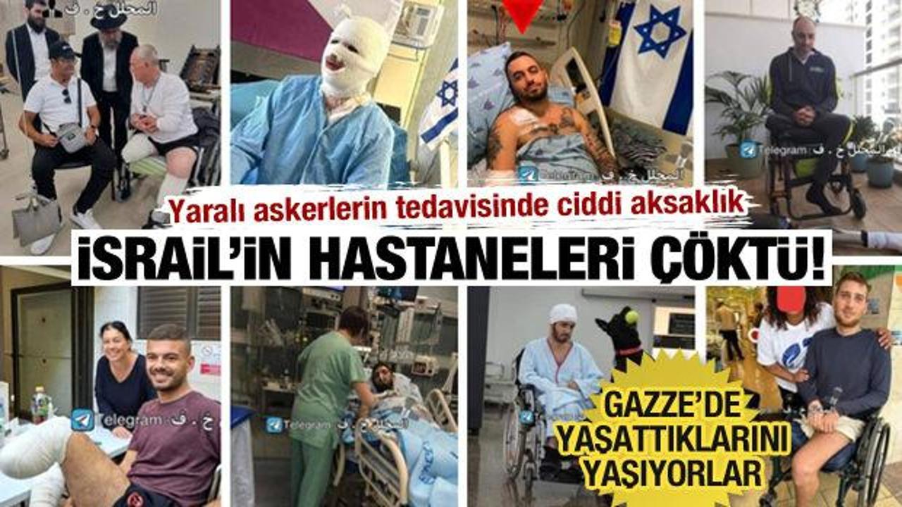 İsrail'in sağlık sisteminde alarm! Yaralı askerlerin tedavisinde aksaklık