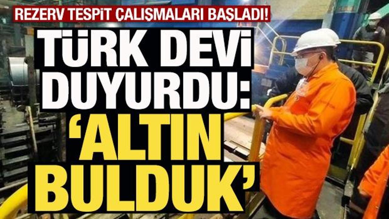 Maden sahasında altına rastlandı: Rezerv tespit &ccedil;alışması başlatıldı
