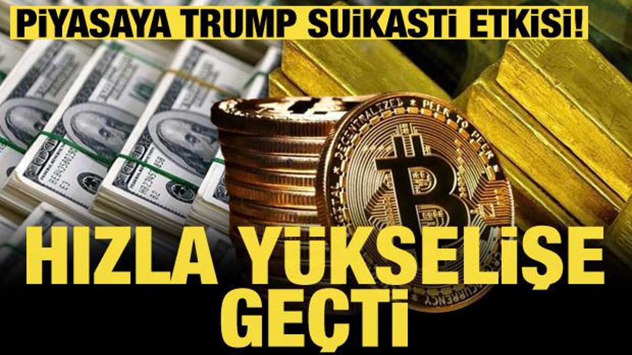Piyasaya Trump suikasti etkisi: İşte g&uuml;ncel altın, dolar ve bitcoin fiyatı!