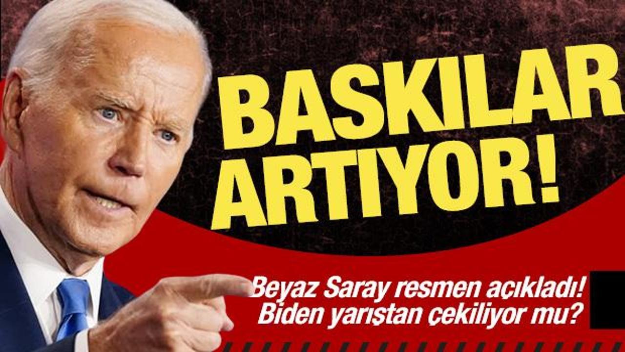 Resmen açıkladı! Biden yarıştan çekilecek mi?